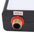 Close-up of water outlet on Instant Electric Tankless Water Heater 4000W 110V with Smart Remote for hot water delivery.