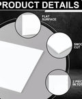 2 Pcs 12 By 24 Inch UHMW Polyethylene Sheets One Quarter Inch Thick White Plastic Sheet with flat surface and smooth cut