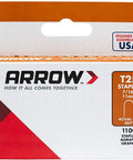 Box of Heavy Duty T25 Round Crown Staples For Cable And Low Voltage Wiring 1100 Pack Leg Length 7/16 Inch Crown Size 5/16 Inch