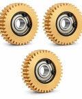 Electric Scooter Copper Motor Gear Set 38mm 3 Pack Lightweight Replacement Gears For Commuters And DIY Repair Projects Top Notch Strength