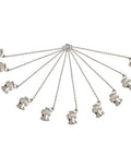 Waterproof BNC Dust Cap With Chain Protective Cover For Female Jack Connector RF Coaxial Adapter Nickel Plated 10 Pieces Built For Tough Field Use Everyday Rugged Performance On The Go