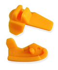 Durable Tire Changer Inserts Kit For Duck Head Mounts Nylon Rim Edge Guards And Plastic Demount Heads 6 Front Upper And 6 Rear Lower Inserts Tire Machine Rim Protector Pack 2 Packs Model 16YKM, showing nylon inserts.