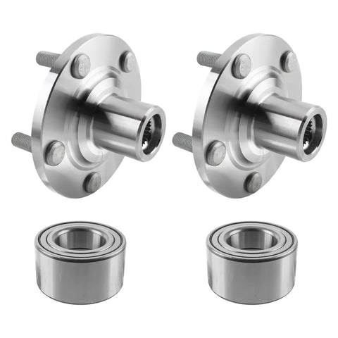 Front Wheel Bearing And Hub Assembly Set Of 2 For Toyota Camry 2004-2017 2.5L 3.0L 3.5L V6 TopNotch Replacement, Fits Avalon Sienna