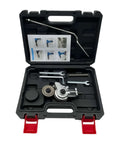 Double Head Sheet Metal Nibbler Drill Attachment For Iron And White Sheet Metal in Style B Plastic Box with tools and manual