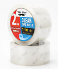 Clear Packing Tape For Shipping, Packing, Moving And Storage, 2 Inch Wide, single roll, 110 yards total