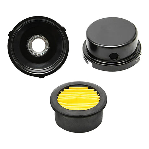 Heavy Duty One Half Inch Thread Air Compressor Silencer Filter Metal Intake Muffler 20mm Diameter Noise Reduction Muffler