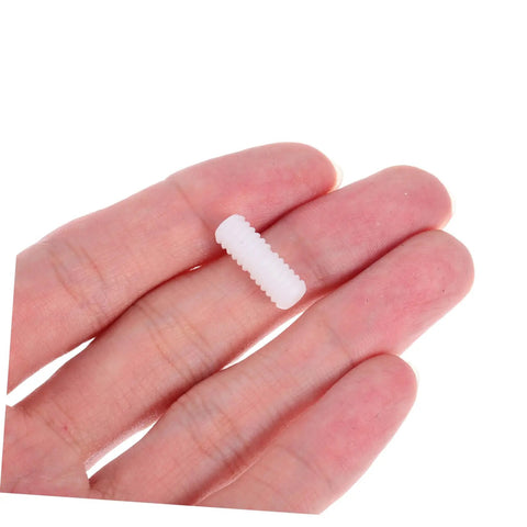 Close-up of a single connector from the Hella Sturdy Slick Furniture Connector Kit 100 Piece Hidden Fasteners.