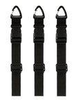 Heavy Duty Cable Storage Strap With Secure Buckle For Effortless Wire Management And Tidy Desk Setup Organize Messy Cords In Style black nylon straps with clips