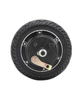 Eight Inch Electric Scooter Hub Motor Drop In Replacement, solid rubber tire and black hub for smooth E Bike rides.