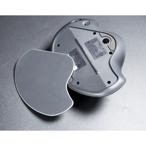 Back view of MX Ergo Wireless Trackball with Metal Hinge Replacement for precise alignment and smooth operation.