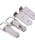 90 Degree Latch Kit With 10 Pieces Duck Mouth Buckle Hook Lock Spring Loaded Draw Toggle Clamp for cabinet and barn doors