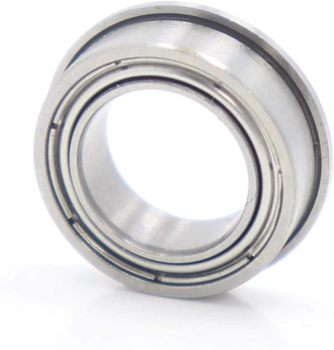 Beefy Flanged Ball Bearings FR1810ZZ 7.939 by 12.7 by 3.967 mm 10 Pack For RC Cars And Model Builds Inch Size Bearings Fits Lynx Super Speedway Front Axle 3 To 16 And Corally Pro 10 1 To 12 flanged chrome steel bearing