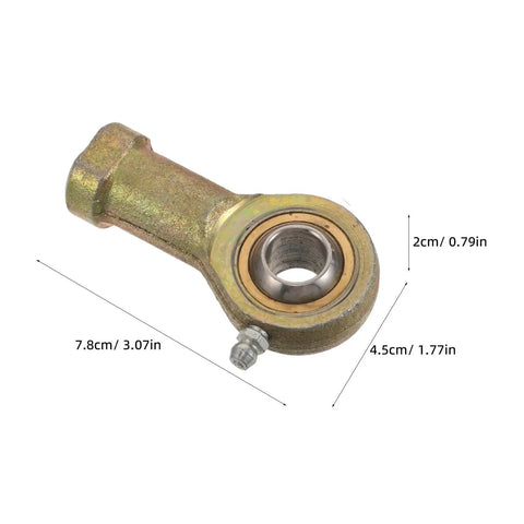 Close-up of 14 MM female rod end ball joint, part of 2 Pack Rig Ready Rod End Bearings for ATV and Go Kart use.