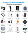 Compatible accessories for Heavy Duty Automatic Sliding Gate Opener CK1200 with Chain Drive, remote controls, keypads, sensors