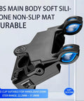 Badass Bicycle Laser Calibrator And Saddle Positioner Bike Tool With Integrated Charging Port for handlebar clip detail.