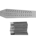 All In One 14 Piece Tap And Die Set For Jewelry Making And Watch Repair showing taps and screw plate