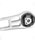 Direct Fit Rear Torque Strut Mount, aluminum material, close-up view, designed for Chrysler 200 and Jeep Cherokee OEM grade replacement.