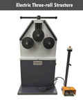 Top Tier Badass Electric Hydraulic Roll Bender Delivering Slick Precision For Swift Horizontal Or Vertical Metal Tube Forming And Heavy Duty Steel Pipe Rolling Built Different Pro Gear, three-roll structure.