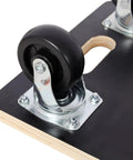 Close-up of swivel PP wheel on Heavy Duty Furniture Moving Dolly 2 Pack with durable plywood construction.