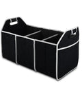Large Capacity Car Trunk Organizer With Three Spacious Compartments Foldable Waterproof Storage Bag for SUV, Truck, Van, Sedan.