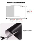Blue Leather Repair Tape Self Adhesive For Furniture Car Seats Vinyl Upholstery Quick Fix DIY Friendly With Waterproof Scratch Resistant PU Leather Patch And Strong Adhesion Washable Roll For Sofas Cars And Motorcycle Seats, showing size options and DIY cutting with scissors.