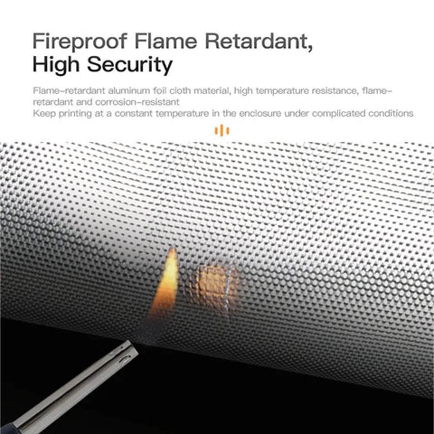 Fireproof And Dustproof 3D Printer Enclosure Tent material with flame resistance for Ender Series and more pro grade compatibility