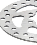 Close-up of Rugged 120mm Stainless Steel Brake Disc Rotor Pad For Electric Scooters And Skateboards Replacement Parts