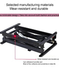 Heavy Duty Adjustable Electric Scissor Lift Table With Foldable Design For Easy Storage And Remote Control Operation To Handle Heavy Loads Smoothly, showing durable frame.