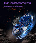 Flying Spinner UFO Drone Hand Controlled Mini Fidget Toy for Teens and Adults showing high toughness material hovering.