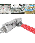 Heavy Duty Quick Release Toggle Clamp With Push Pull Action, stainless steel, plastic handle, shown with industrial use examples