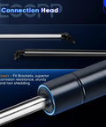 Rear Liftgate Lift Supports Set Of Two For 2001 2007 Chrysler Town And Country, 2001 2003 Voyager, connection head detail