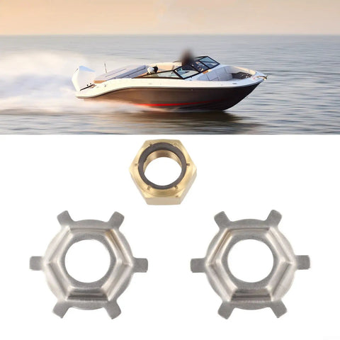 Heavy Duty Prop Nut Tab Washer Kit For Mercury 65 To 225Hp Outboard Motors Tough Copper Steel Marine Hardware Saltwater Ready Oem Replacement Fasteners Built Like A Tank For Sea Dogs