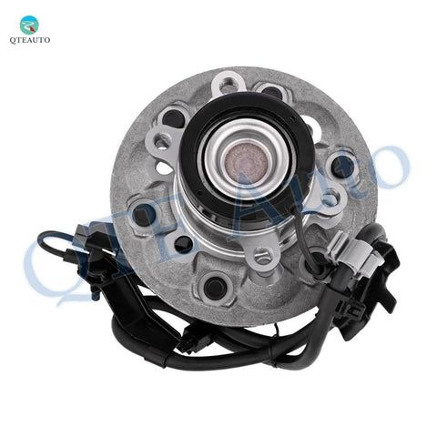 Front Wheel Hub Bearing Assembly Replacement For 2004-2008 Chevy Colorado And 2004-2008 GMC Canyon RWD, top view of hub