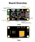 MPPT Solar Panel Controller 900mA power manager front and back view with USB charging