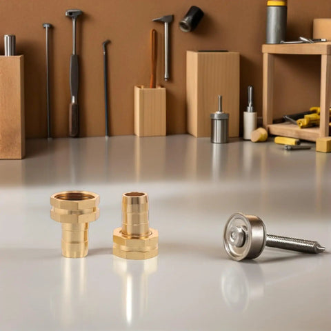 Premium Garden Hose Repair Kit With Brass Quick Connectors And Stainless Steel Clamps For Easy Outdoor Watering Fixes And Leak Prevention In Your Backyard brass hose fittings