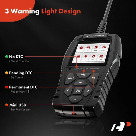 Pro OBD2 Scanner For Cars Car Diagnostic Tool With OBDII EOBD Code Reader Real Time Data And Fault Code Checks design