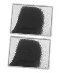 Two Magnetic Field Iron Powder Boxes for Science Experiments Visualize Field Lines Physics Teaching Tool, plastic with filings.