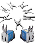 Top Tier Pneumatic Slide Air Nippers For Snipping Plastic With Precision Sliding Design Heavy Duty Industrial Cutter Tool featuring multiple blades.