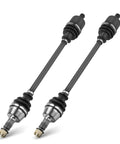 Heavy Duty Front Cv Axle Shafts Built Tough As Nails For Polaris Ranger 900 And 1000 Xp UTVs From 2013 To 2020 Plus Rzr S 800 Off Road Gear Oem Ref 1332637 Two Pack Deal with rubber boots and shafts.