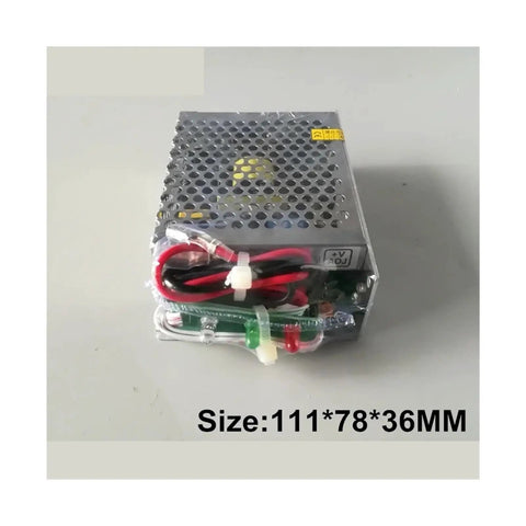 Compact 35W 24V Switching Power Supply For Easy DIY Projects And Industrial Use with mesh cover and wiring, size 111*78*36MM