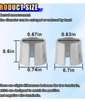 Heavy Duty Car Battery Terminal Adapters Slick Pure Lead Post Shims, sizes 0.63in to 0.74in, designed for secure connections.