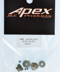 48 Pitch Aluminum Pinion Gear Set 9751 for RC Trucks and RVs in packaging with four gears visible