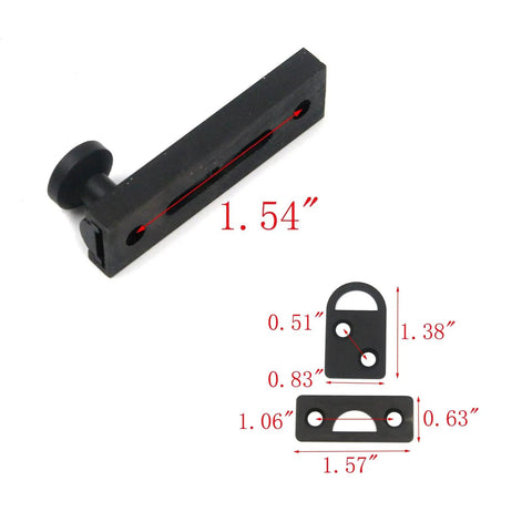 Top Tier Solid Brass Heavy Duty Surface Bolt Two Inch Matte Black Barrel Lock For Screen Doors Cabinet Window Dead Set Secure Spring Loaded Slide Hardware That Hits Different