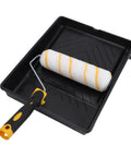 Pro Grade Paint Roller Kit For Weekend Warriors Slaps Down Walls Ceilings And Trim Fast Includes Nine Inch Rollers and tray