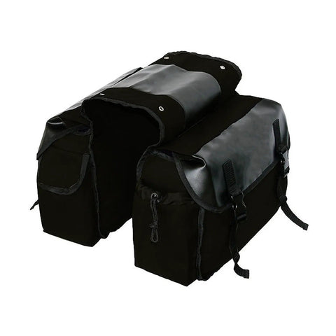 Large Capacity Multifunction Bike Bag With Tear Resistant Double Panniers For Luggage And Gear Waterproof And Built To Last