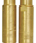 Heavy Duty Oxy/Fuel Flashback Arrestor Pair For Regulator Mounts, 300 Series Industrial Grade, golden finish shown vertically