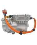 Premium Heavy Grade Electric AC Compressor Straight Bolt On Fit For Byd Qin Dm E5 E6 E3 S2 F3 T7 T5 New Energy Vehicles showing front angle with wiring.