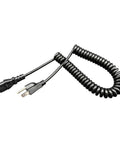 Replacement Electric Pallet Jack Charger Cable For Big Joe E25 EZ30 E30 D40 EZ40 P33 T40 M22 S30 Stackers coiled black power cord.