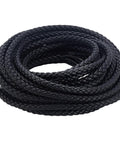 Braided black graphite packing rope, 0.24 inch diameter, coil for mechanical seals and pump valves