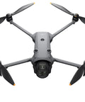 Mavic 4 Pro Drone With Triple Camera System 100MP Hasselblad Wide, 6K60 HDR, visible in flight position, showing camera and propeller details.